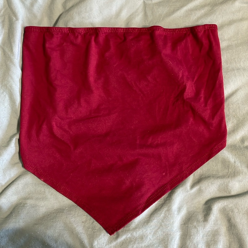 “Bandana” style tube top